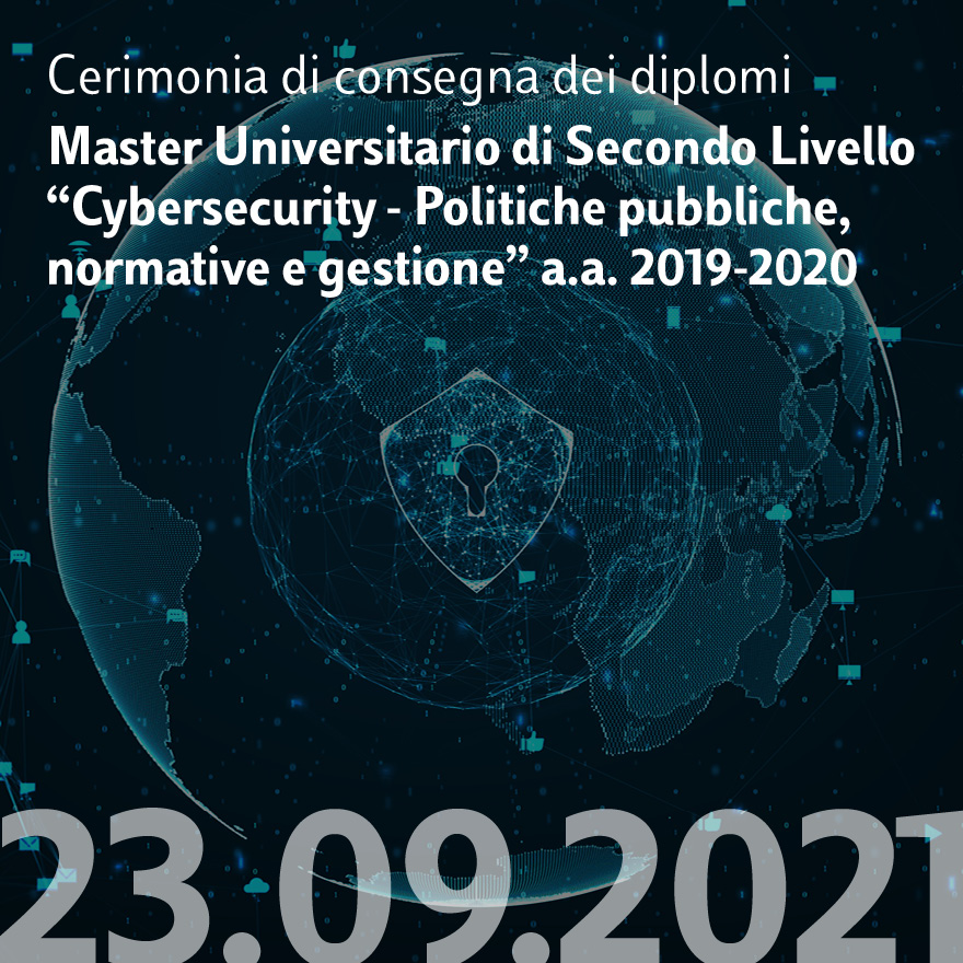 Master’s in Cybersecurity Graduation ceremony Luiss